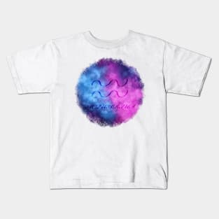 Acquarius Zodiac Kids T-Shirt